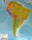 Jižní Amerika - Nástìnná mapa