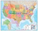USA - Nástìnná mapa